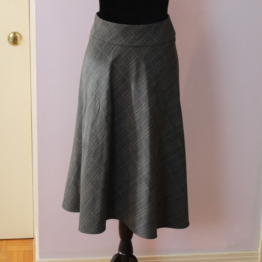Kim Rogers Career Gray Skirt